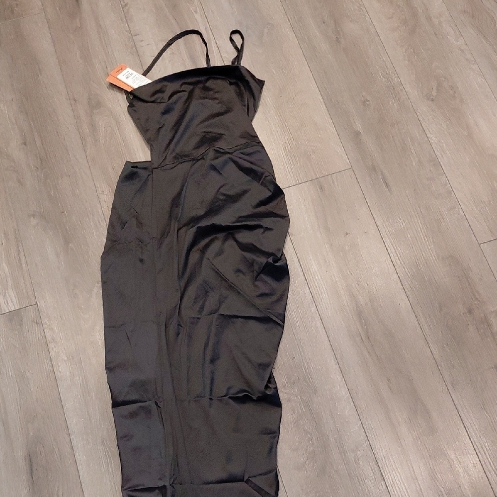 Elegant Black Polysester/spandex